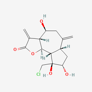 molecular formula C15H19ClO5 B1194901 Chlorohyssopifolin B CAS No. 38290-03-8