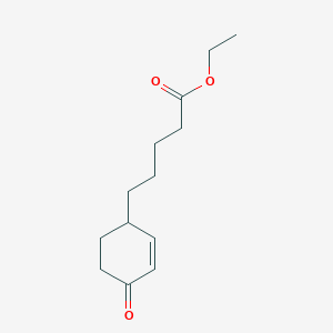 molecular formula C13H20O3 B11949012 Ethyl 5-(4-oxocyclohex-2-en-1-yl)pentanoate CAS No. 81842-29-7