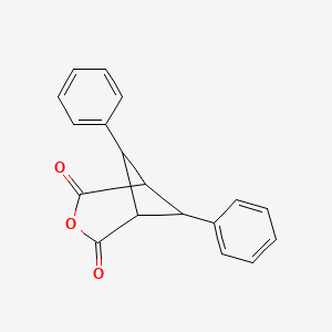 molecular formula C18H14O3 B11949020 6,7-Diphenyl-3-oxabicyclo(3.1.1)heptane-2,4-dione CAS No. 2898-38-6