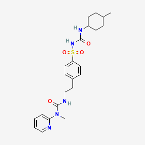 molecular formula C23H31N5O4S B1194903 Glisamuride CAS No. 52430-65-6