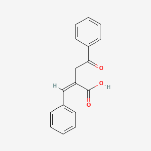 molecular formula C17H14O3 B11949031 3-Benzoyl-2-benzylidenepropionic acid CAS No. 57999-77-6