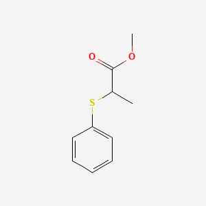 molecular formula C10H12O2S B11949156 Methyl 2-(phenylthio)propanoate 