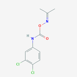 molecular formula C10H10Cl2N2O2 B11949187 O-(N-(3,4-Dichlorophenyl)carbamoyl)acetone oxime CAS No. 18312-08-8
