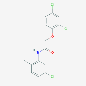 molecular formula C15H12Cl3NO2 B11949198 N-(5-chloro-2-methylphenyl)-2-(2,4-dichlorophenoxy)acetamide 