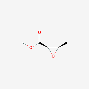 molecular formula C5H8O3 B119492 Methyl (2R,3R)-3-methyloxirane-2-carboxylate CAS No. 10133-06-9