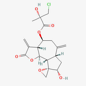 molecular formula C19H23ClO7 B1194920 Acroptilin 