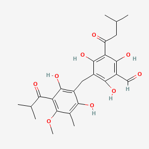 molecular formula C25H30O9 B1194923 Robustaol A CAS No. 78411-76-4