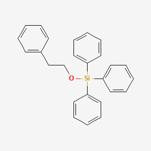 molecular formula C26H24OSi B11949233 Phenethoxytriphenylsilane 