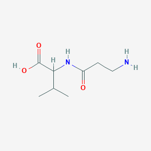 molecular formula C8H16N2O3 B11949244 N-(3-aminopropanoyl)valine 