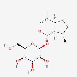molecular formula C16H26O7 B1194927 Iridodial glucoside 