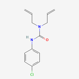 molecular formula C13H15ClN2O B11949276 3-(4-Chlorophenyl)-1,1-diallylurea CAS No. 52696-90-9