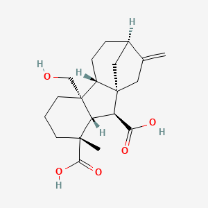 molecular formula C20H28O5 B1194928 Gibberellin A15 
