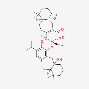 molecular formula C40H56O6 B1194932 格兰迪酮 