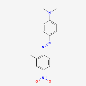 molecular formula C15H16N4O2 B11949354 N,N-dimethyl-4-[(2-methyl-4-nitrophenyl)diazenyl]aniline CAS No. 108124-90-9