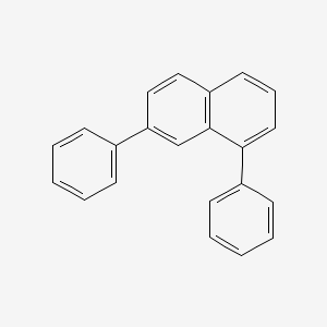 molecular formula C22H16 B11949356 1,7-Diphenylnaphthalene CAS No. 970-06-9