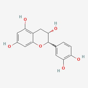 molecular formula C15H14O6 B1194939 (+)-表儿茶素 CAS No. 35323-91-2
