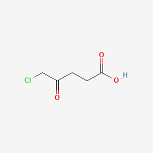 molecular formula C5H7ClO3 B1194945 5-氯-4-氧代戊酸 CAS No. 60254-71-9