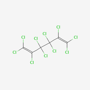 molecular formula C6Cl10 B11949458 1,5-Hexadiene, 1,1,2,3,3,4,4,5,6,6-decachloro- CAS No. 29030-84-0