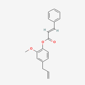 molecular formula C19H18O3 B11949490 4-Allyl-2-methoxyphenyl cinnamate CAS No. 532-08-1