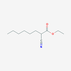 molecular formula C11H19NO2 B11949572 Ethyl 2-cyanooctanoate CAS No. 26526-76-1