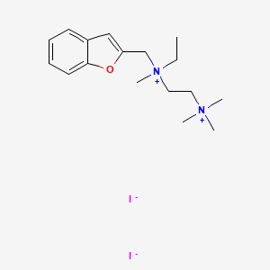 molecular formula C17H28I2N2O B1194960 Dimecoumarone CAS No. 26068-71-3