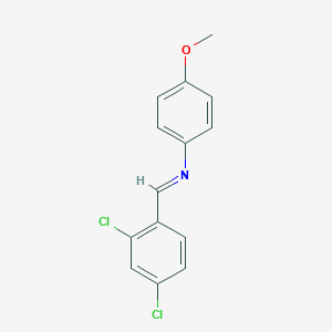 molecular formula C14H11Cl2NO B11949604 n-[(e)-(2,4-Dichlorophenyl)methylidene]-4-methoxyaniline CAS No. 63462-39-5