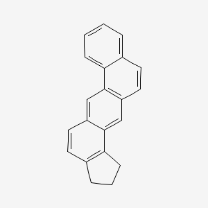 molecular formula C21H16 B1194963 2,3-Dihydro-1H-benzo(a)cyclopent(H)anthracene CAS No. 7099-43-6