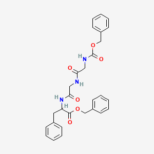 molecular formula C28H29N3O6 B11949644 Benzyl 3-phenyl-2-[[2-[[2-(phenylmethoxycarbonylamino)acetyl]amino]acetyl]amino]propanoate CAS No. 34095-05-1
