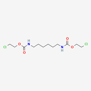 molecular formula C12H22Cl2N2O4 B11949736 N,N'-Hexamethylenebis(2-chloroethyl carbamate) CAS No. 3142-96-9