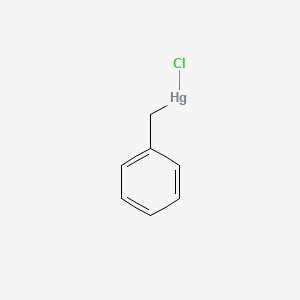 molecular formula C7H7ClHg B11949768 Benzyl(chloro)mercury CAS No. 2117-39-7