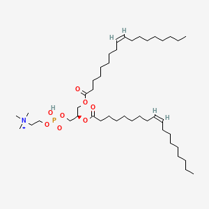 molecular formula C44H85NO8P+ B1194977 (Z,Z)-4-Hydroxy-N,N,N-trimethyl-10-oxo-7-[(1-oxo-9-octadecenyl)oxy]-3,5,9-trioxa-4-phosphaheptacos-18-EN-1-aminium-4-oxide 