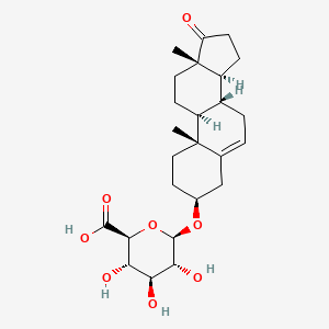 molecular formula C25H36O8 B1194978 Dehydroepiandrosterone 3-glucuronide CAS No. 3331-64-4
