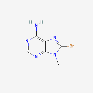 molecular formula C6H6BrN5 B1194980 8-Bromo-9-methyl-9H-adenine CAS No. 56489-40-8