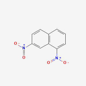 molecular formula C10H6N2O4 B1194981 1,7-Dinitronaphthalene CAS No. 24824-25-7
