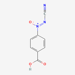 molecular formula C8H5N3O3 B1194988 Calvatic acid CAS No. 54723-08-9