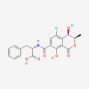 B1194989 4-Hydroxyochratoxin A CAS No. 35299-87-7