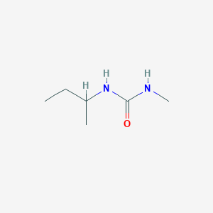 molecular formula C6H14N2O B11949912 N-Butan-2-yl-N'-methylurea CAS No. 38014-55-0