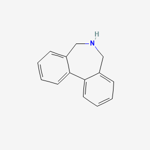 molecular formula C14H13N B1194995 6,7-Dihydro-5H-dibenz[c,e]azepine CAS No. 6672-69-1
