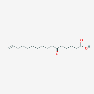 molecular formula C16H28O3 B11949958 6-Oxo-15-hexadecenoic acid CAS No. 76402-73-8