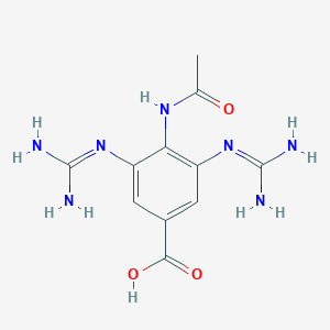 molecular formula C11H15N7O3 B1194997 Benzoic Acid deriv. 6b 