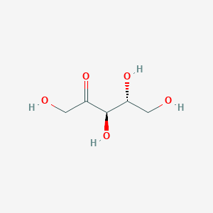 molecular formula C5H10O5 B119500 (3R,4R)-2-(hydroxymethyl)tetrahydrofuran-2,3,4-triol CAS No. 488-84-6