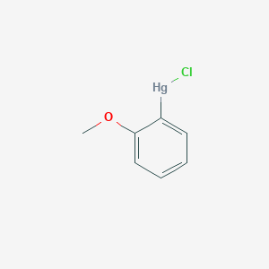 molecular formula C7H7ClHgO B11950017 Mercury, chloro(2-methoxyphenyl)- CAS No. 10366-02-6
