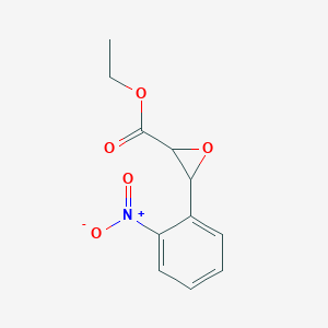 molecular formula C11H11NO5 B11950075 Ethyl 3-(2-nitrophenyl)-2-oxiranecarboxylate CAS No. 109844-63-5