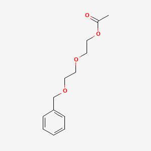 molecular formula C13H18O4 B11950082 2-[2-(Benzyloxy)ethoxy]ethyl acetate CAS No. 6794-04-3