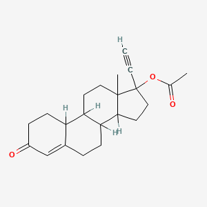 molecular formula C22H28O3 B1195010 Norethindrone acetate 