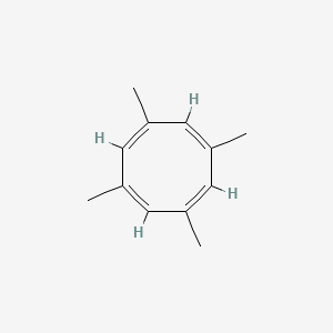 molecular formula C12H16 B11950123 1,3,5,7-Tetramethyl-1,3,5,7-cyclooctatetraene 