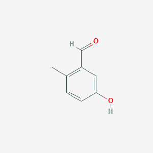 molecular formula C8H8O2 B1195015 5-Hydroxy-2-methylbenzaldehyde CAS No. 23942-00-9