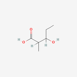 molecular formula C6H12O3 B1195017 3-羟基-2-甲基戊酸 CAS No. 28892-73-1