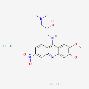 molecular formula C22H29ClN4O5 B1195019 Entozon CAS No. 73972-50-6
