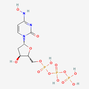 molecular formula C9H16N3O14P3 B1195020 N(4)-Hydroxydeoxycytidine triphosphate CAS No. 78232-33-4